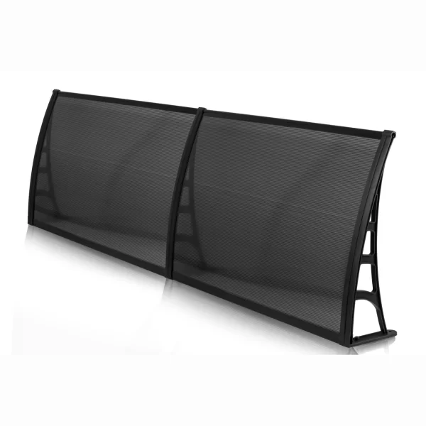LOTUS Kapı Pencere Üstü Pratik Sundurma 70x240 - Siyah