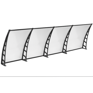 COSMOS Kapı Pencere Üstü Pratik Sundurma 105x480 - Şeffaf