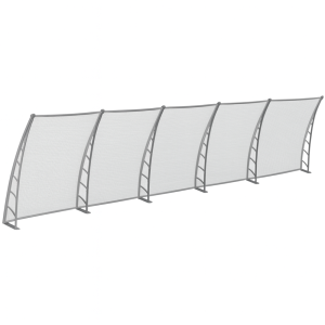 COSMOS Kapı Pencere Üstü Pratik Sundurma 105x600 - Şeffaf